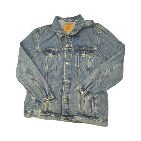 Jacket Denim By Levis In Blue Denim, Size:Xl