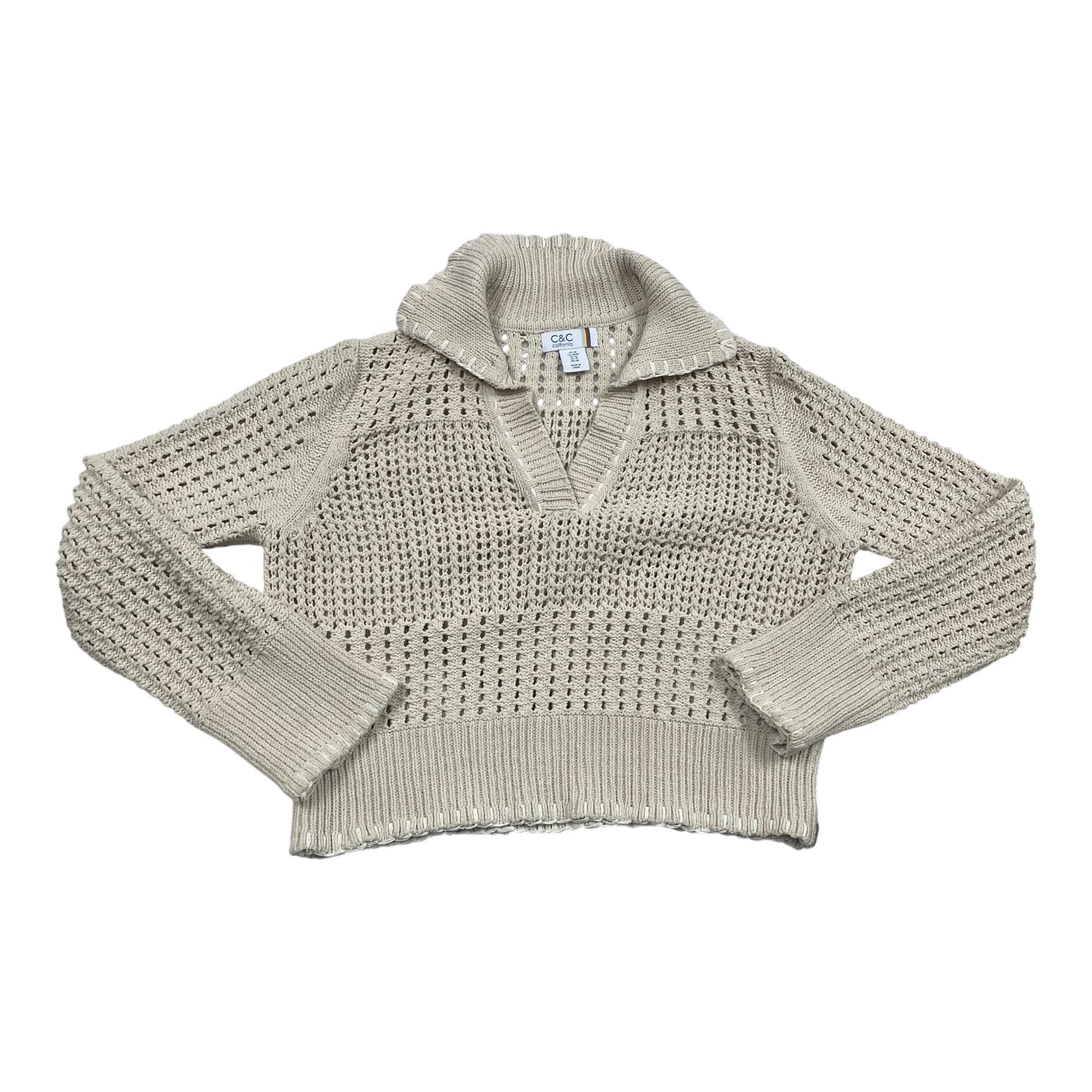 Sweater By C And C In Beige, Size:M