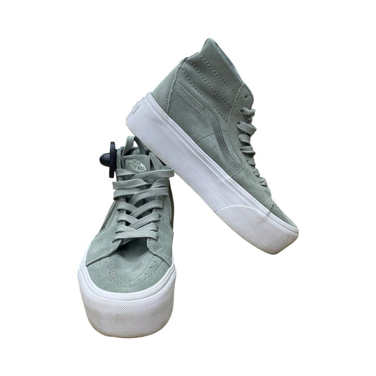 Shoes Sneakers Platform By Vans In Grey, Size:7