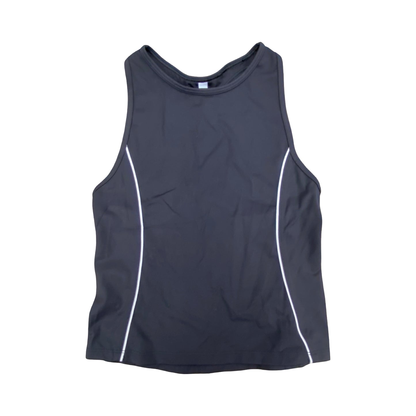 Athletic Tank Top By Athleta In Black & White, Size:Xxs