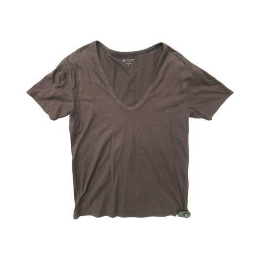 Top Ss Basic By Ag Jeans In Brown, Size:Xs