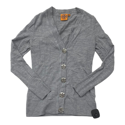Cardigan Designer By Tory Burch In Grey, Size:S
