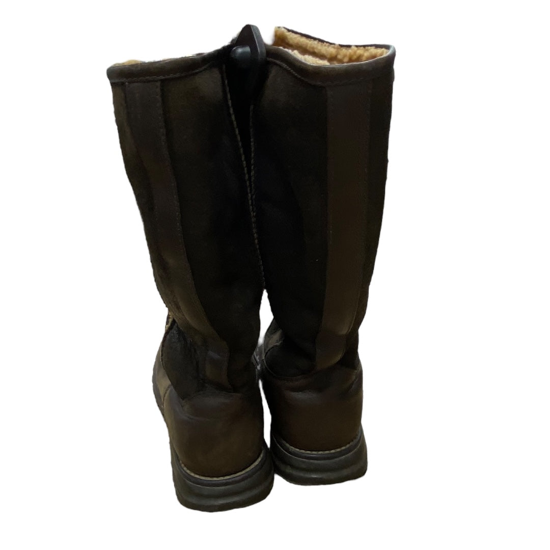 Boots Designer By Ugg In Brown, Size:8