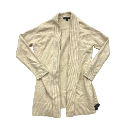 Sweater Cardigan By Banana Republic In Tan, Size:S