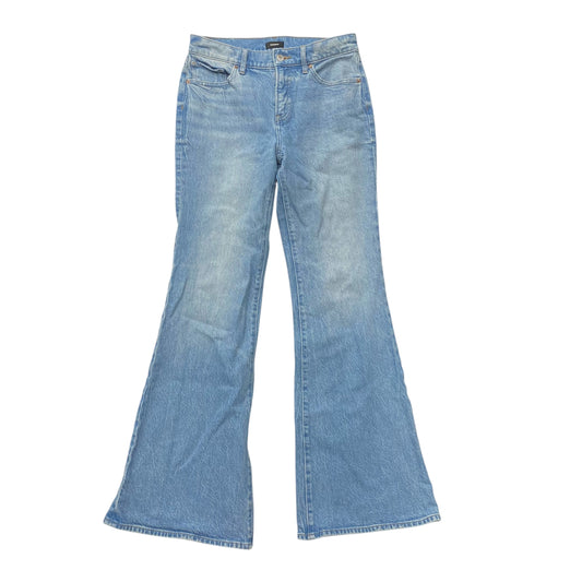 Jeans Flared By Express In Blue Denim, Size:4