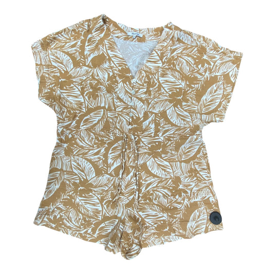 Romper By Madewell In Orange, Size:M