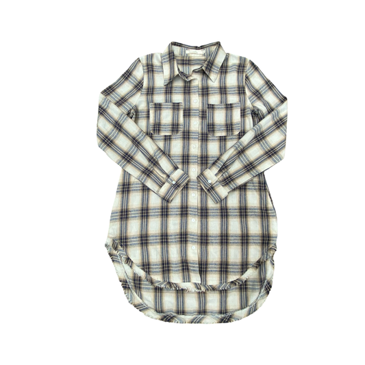 Top Ls By Ellison In Plaid Pattern, Size:S