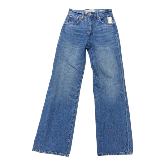 Jeans Wide Leg By Denim Forum In Blue, Size:0