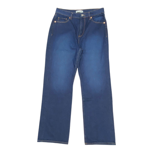 Jeans Straight By Loft In Blue Denim, Size:4