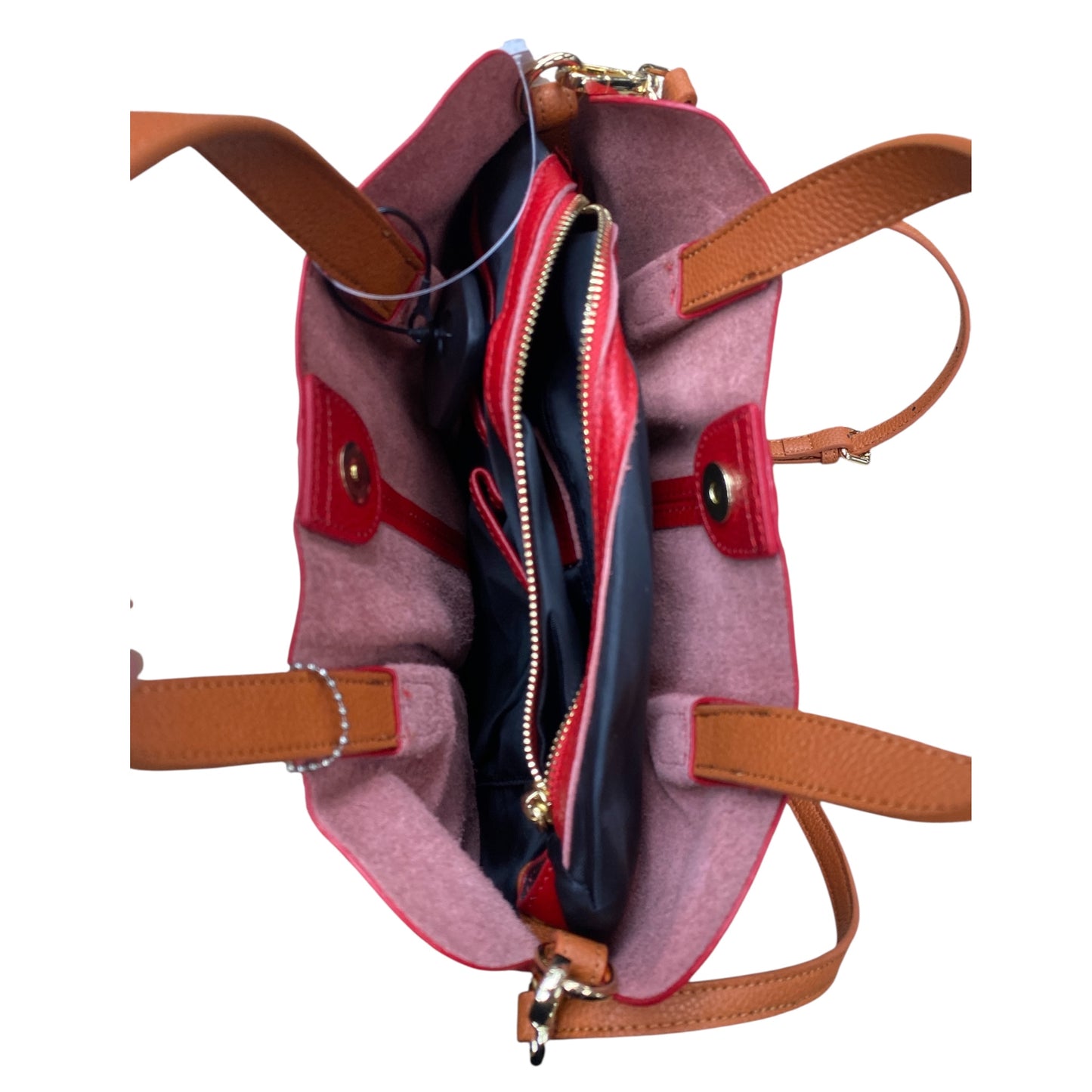 Handbag By Cmc In Red, Size:Small