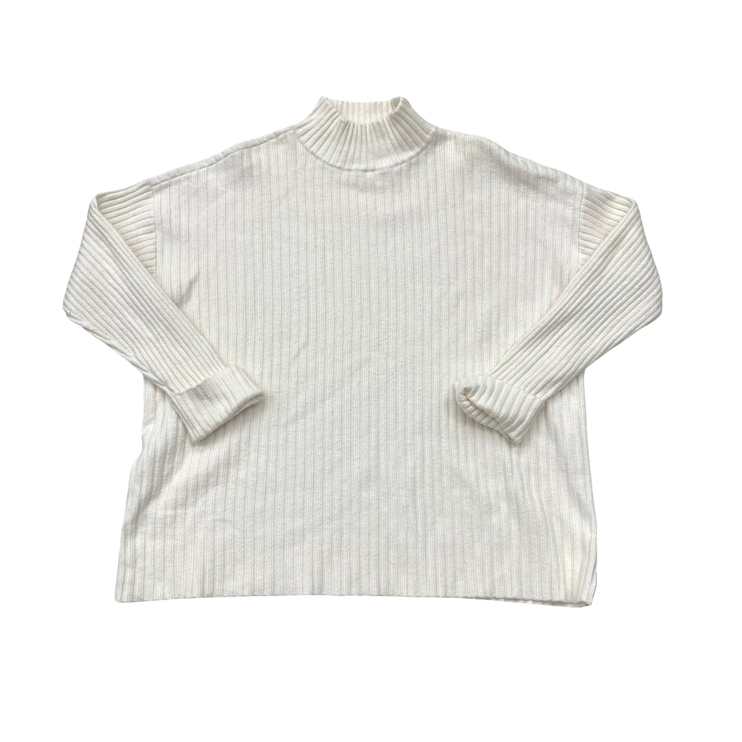 Sweater By Loft In Cream, Size:L