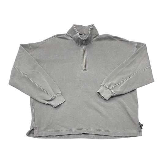 Sweatshirt Collar By Abercrombie And Fitch In Grey, Size:L