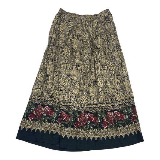 Skirt Maxi By Liz Baker In Black & Brown, Size:L