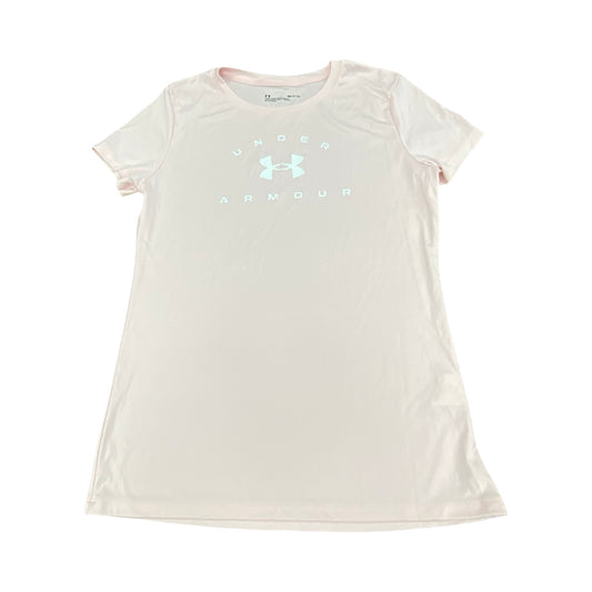 Athletic Top Ss By Under Armour In Pink, Size:S