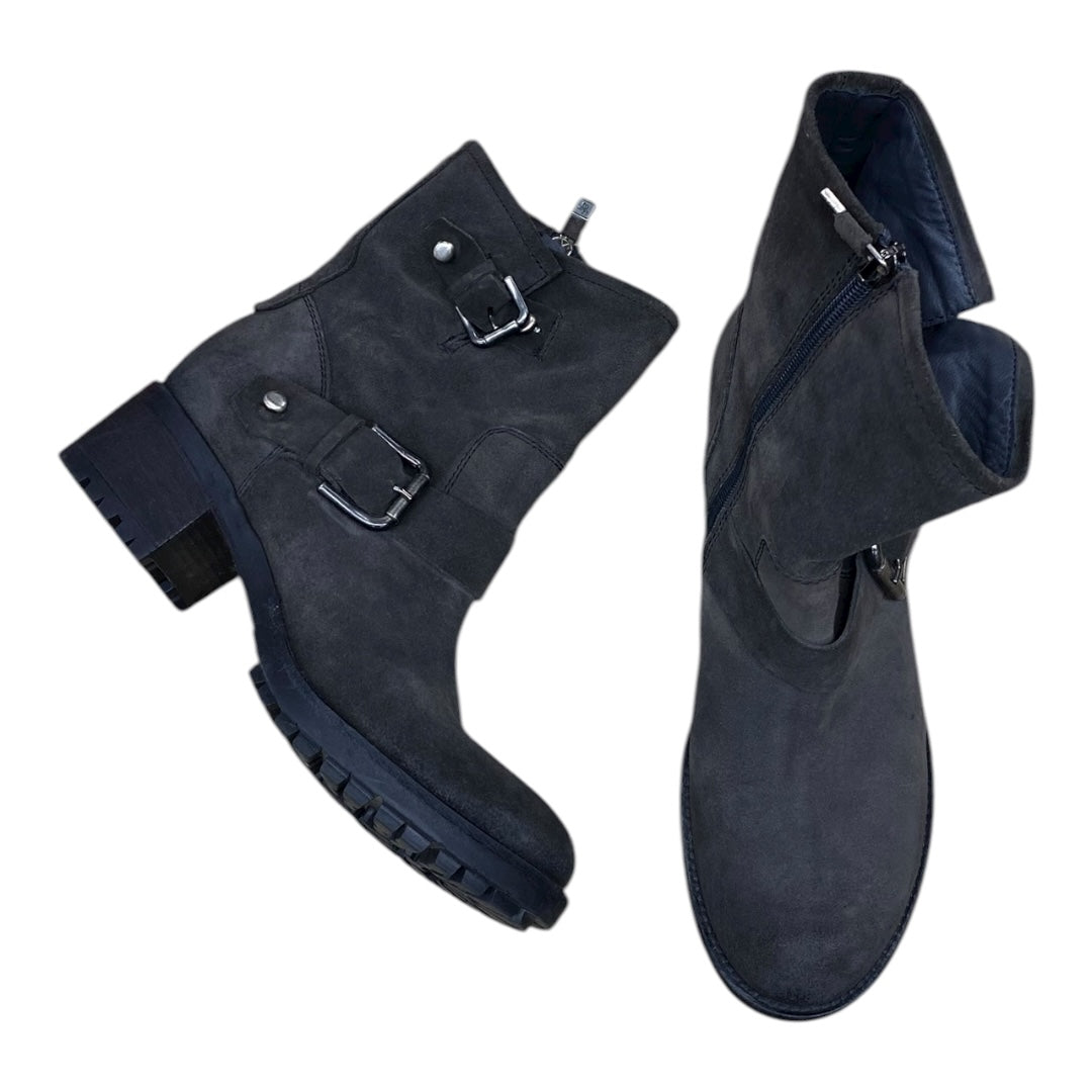 Boots Ankle Heels By Blondo In Black, Size:8.5