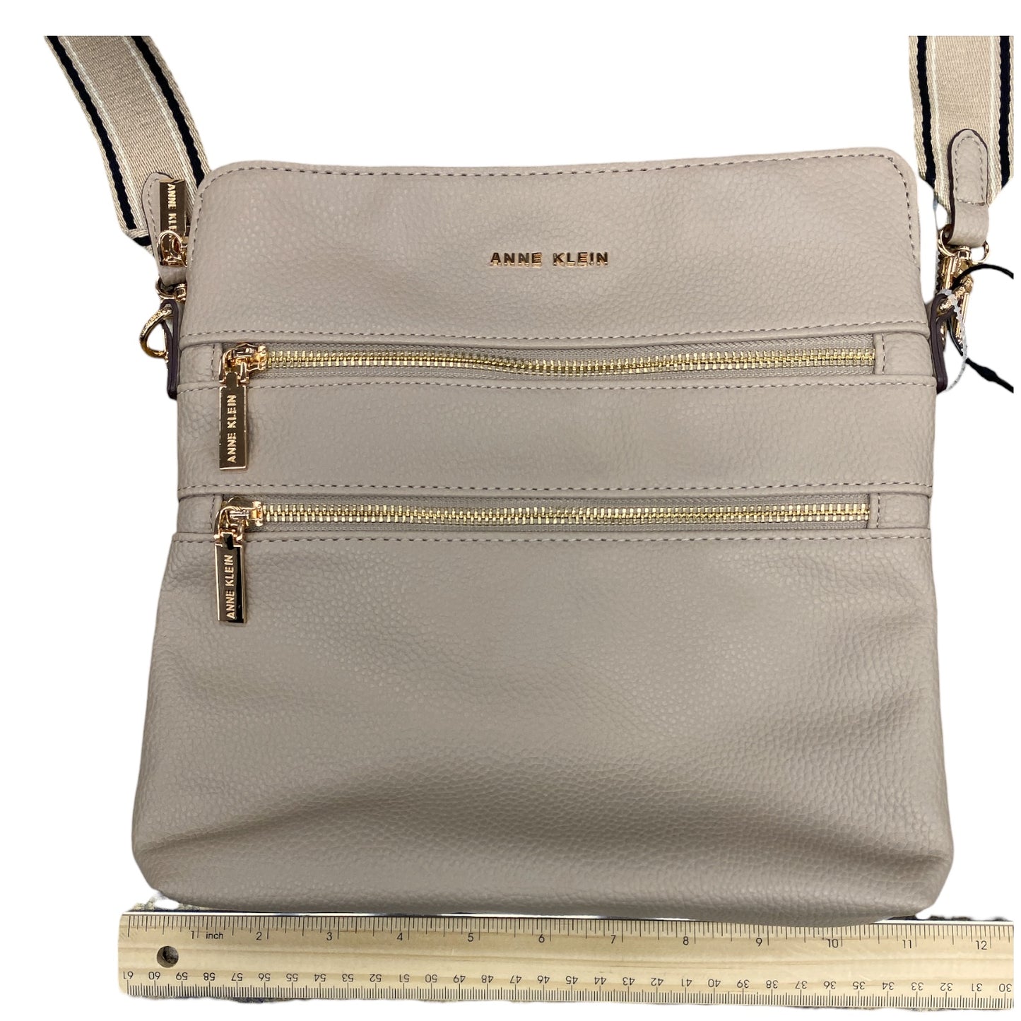Handbag By Anne Klein In Tan, Size:Large