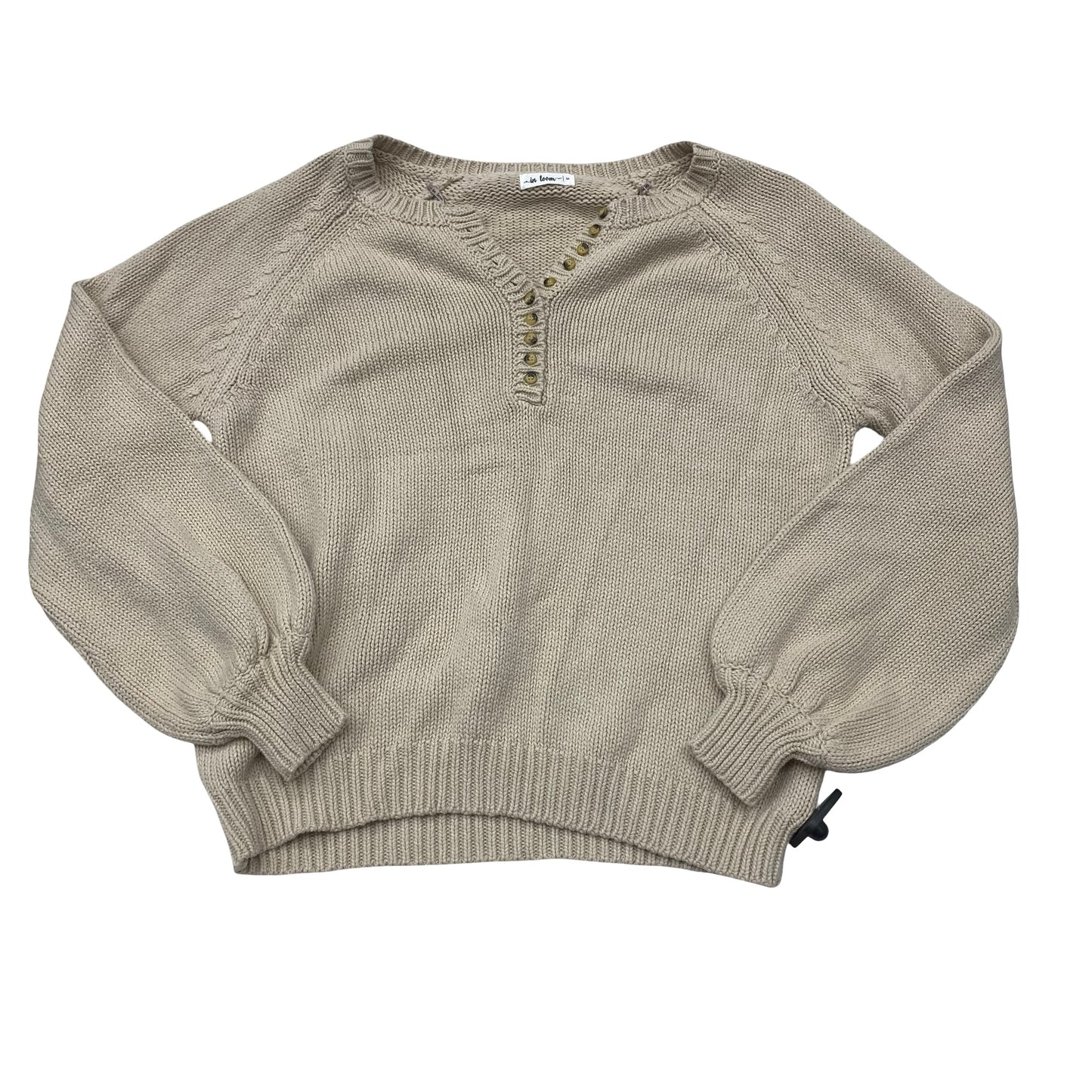 Sweater By In Loom In Tan, Size:M