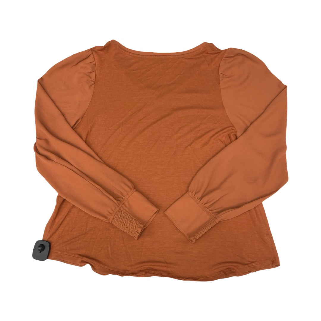Top Ls By Loft In Brown, Size:L