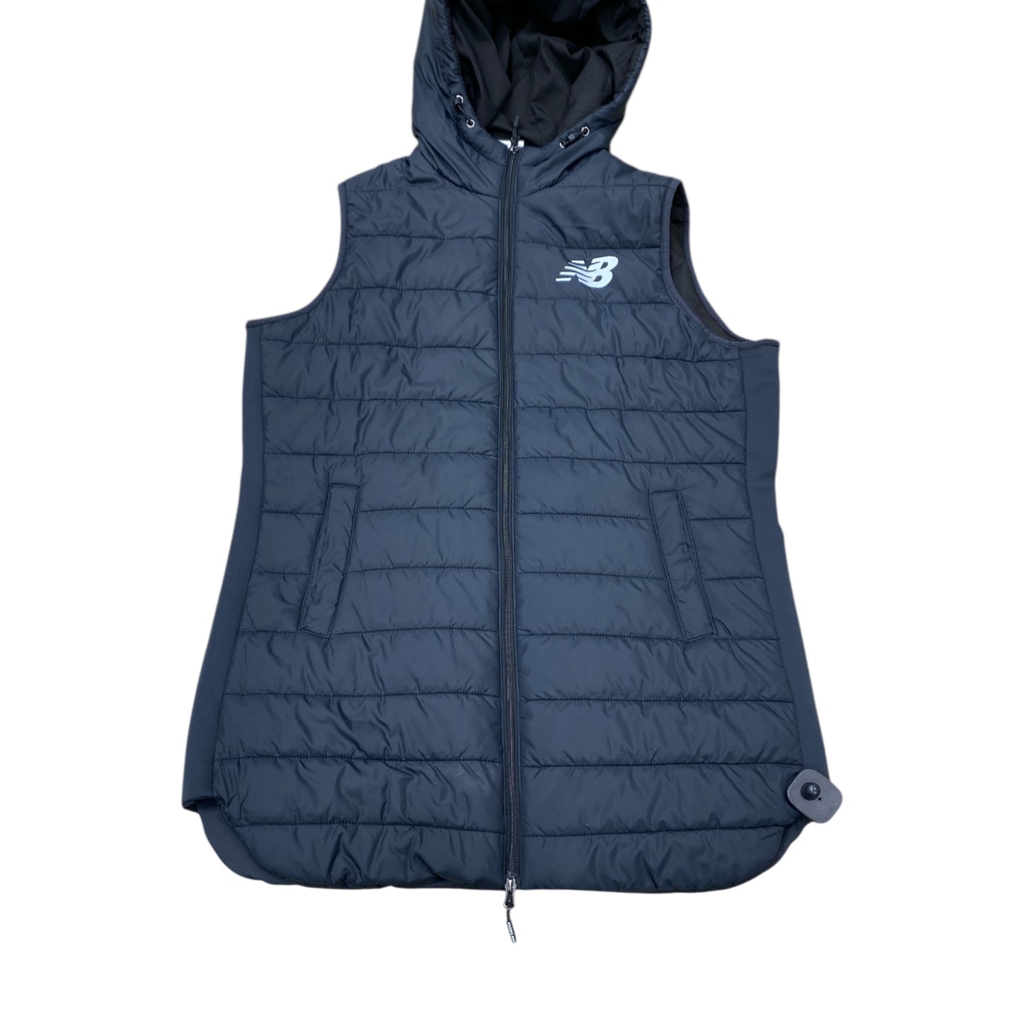 Vest Puffer & Quilted By New Balance In Black, Size:M