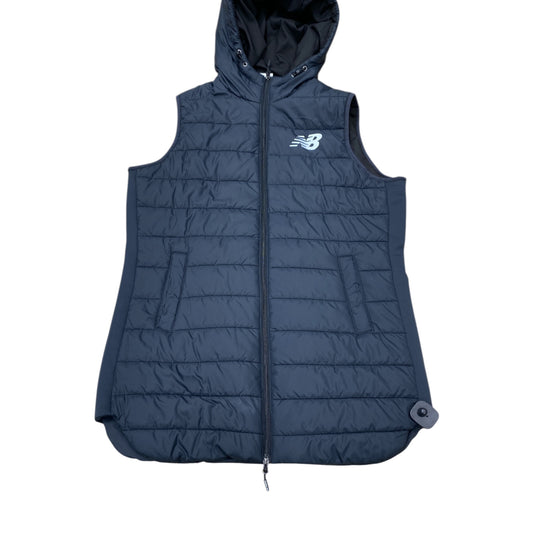 Vest Puffer & Quilted By New Balance In Black, Size:M