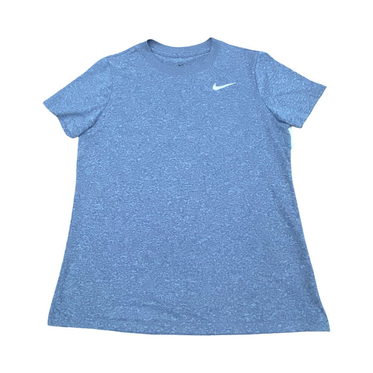Athletic Top Ss By Nike In Blue, Size:M