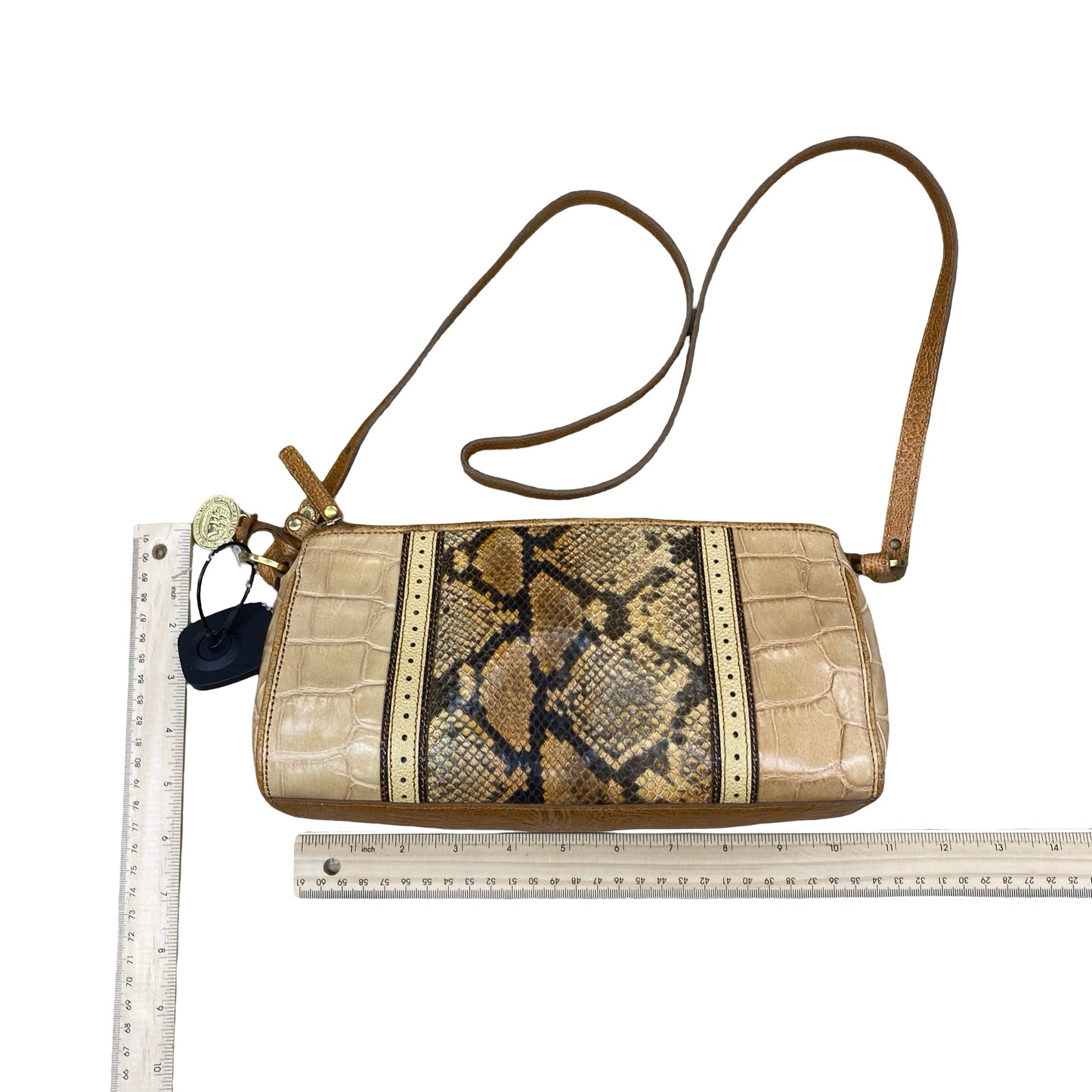 Handbag Designer By Brahmin In Brown, Size:Small