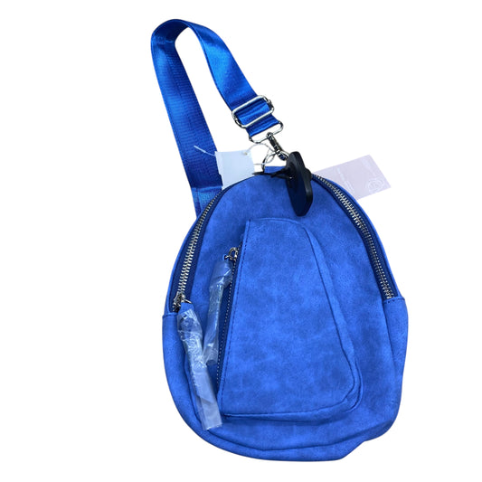 Crossbody By Clothes Mentor In Blue, Size:Small