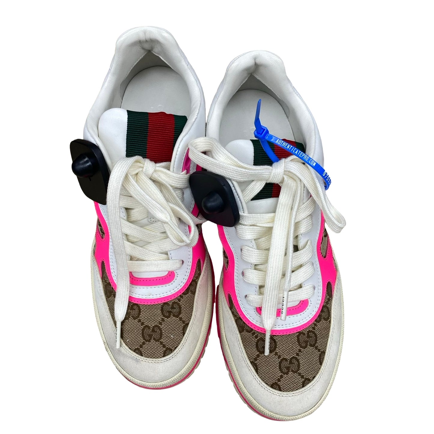 Shoes Luxury Designer By Gucci In Multi, Size:9.5