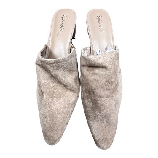 Shoes Heels Block By Splendid In Taupe, Size:8.5