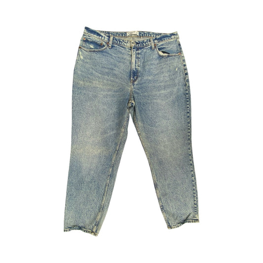 Jeans Skinny By Abercrombie And Fitch In Blue Denim, Size:18