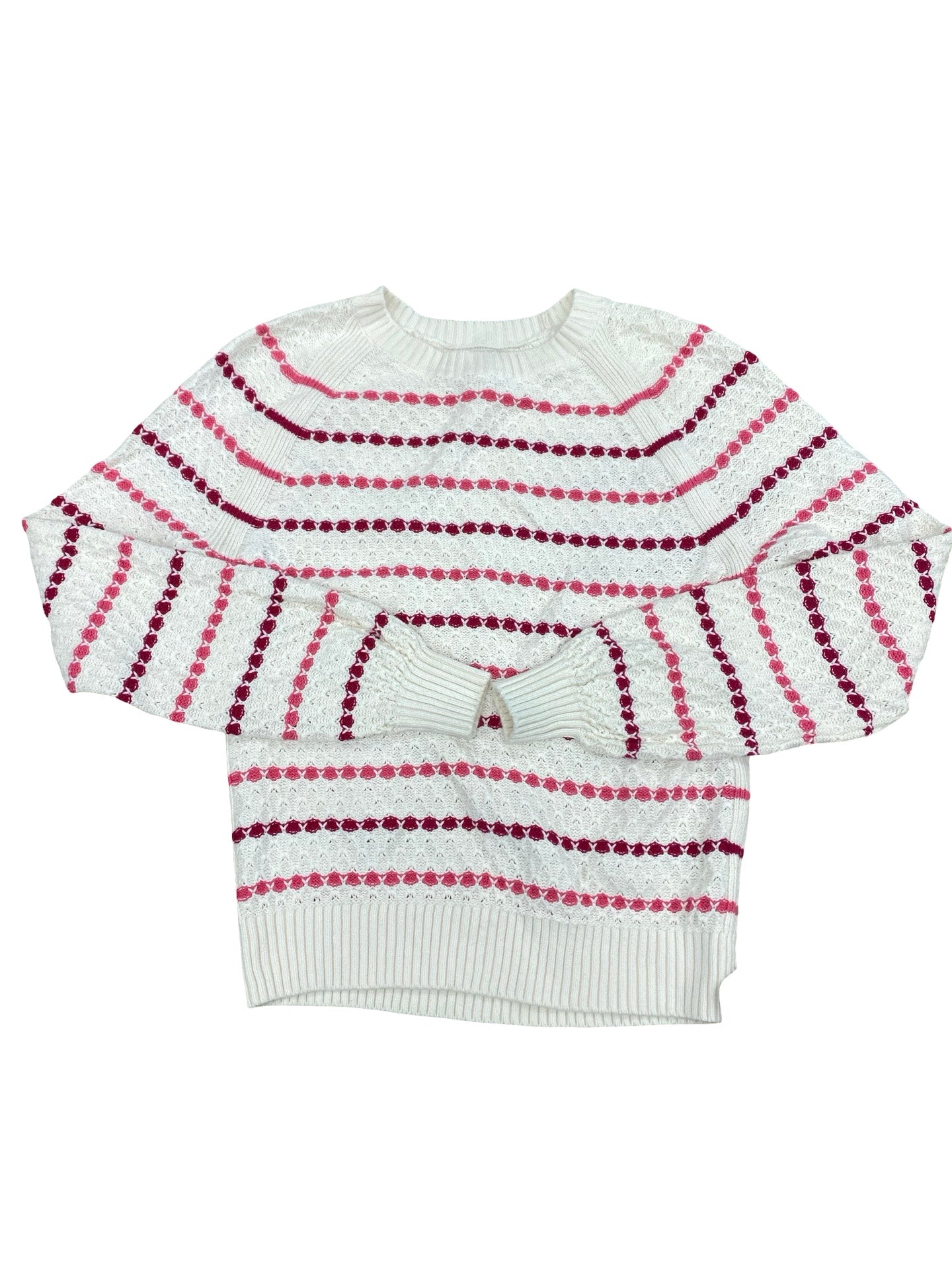 Sweater By Loft In Striped Pattern, Size:Xs