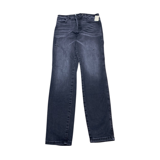 Jeans Skinny By Kut In Black Denim, Size:10