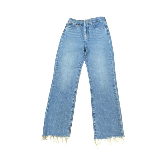 Jeans Straight By Madewell In Blue Denim, Size:6