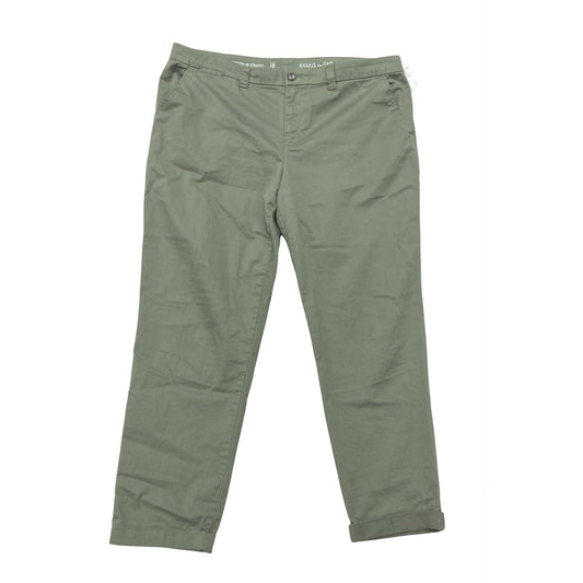 Pants Chinos & Khakis By Gap In Green, Size:16
