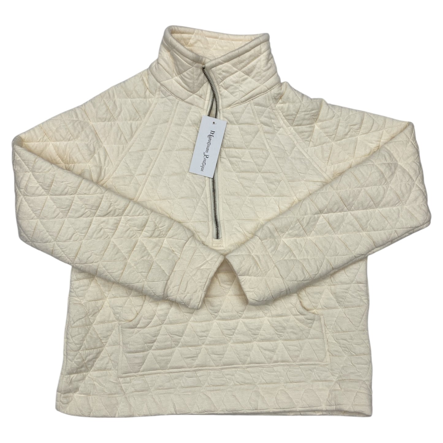 Sweatshirt Collar By Staccato In Cream, Size:S