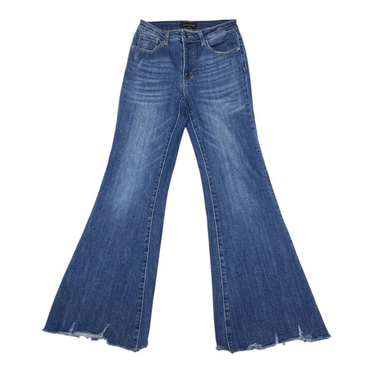 Jeans Flared By Risen In Blue Denim, Size:4