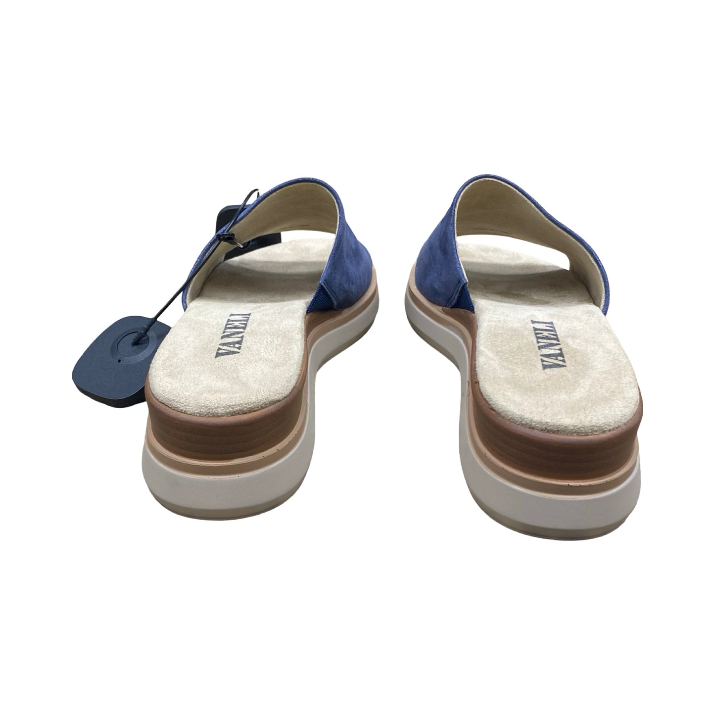 Sandals Flats By Vaneli In Blue, Size:8.5