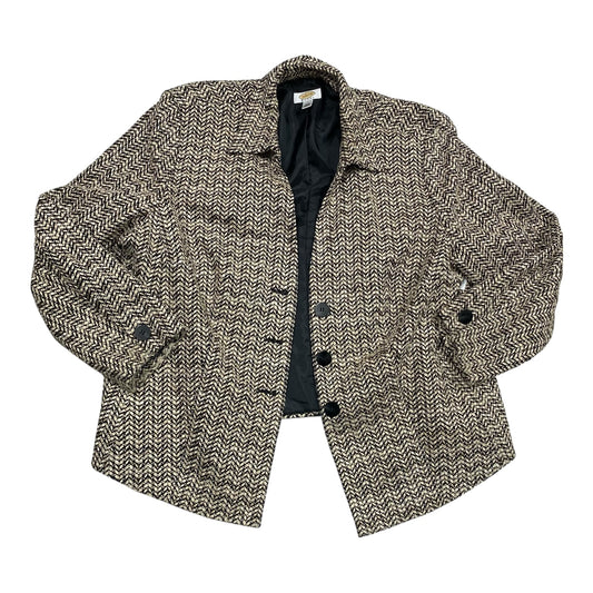 Blazer By Talbots In Black & Brown, Size:2X