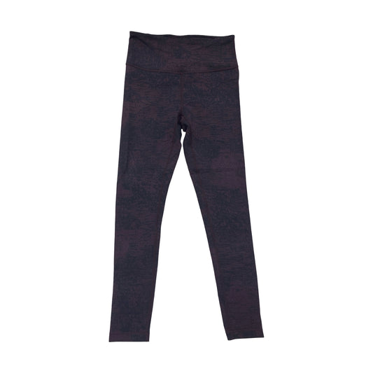 Athletic Leggings By Zella In Black & Purple, Size:M