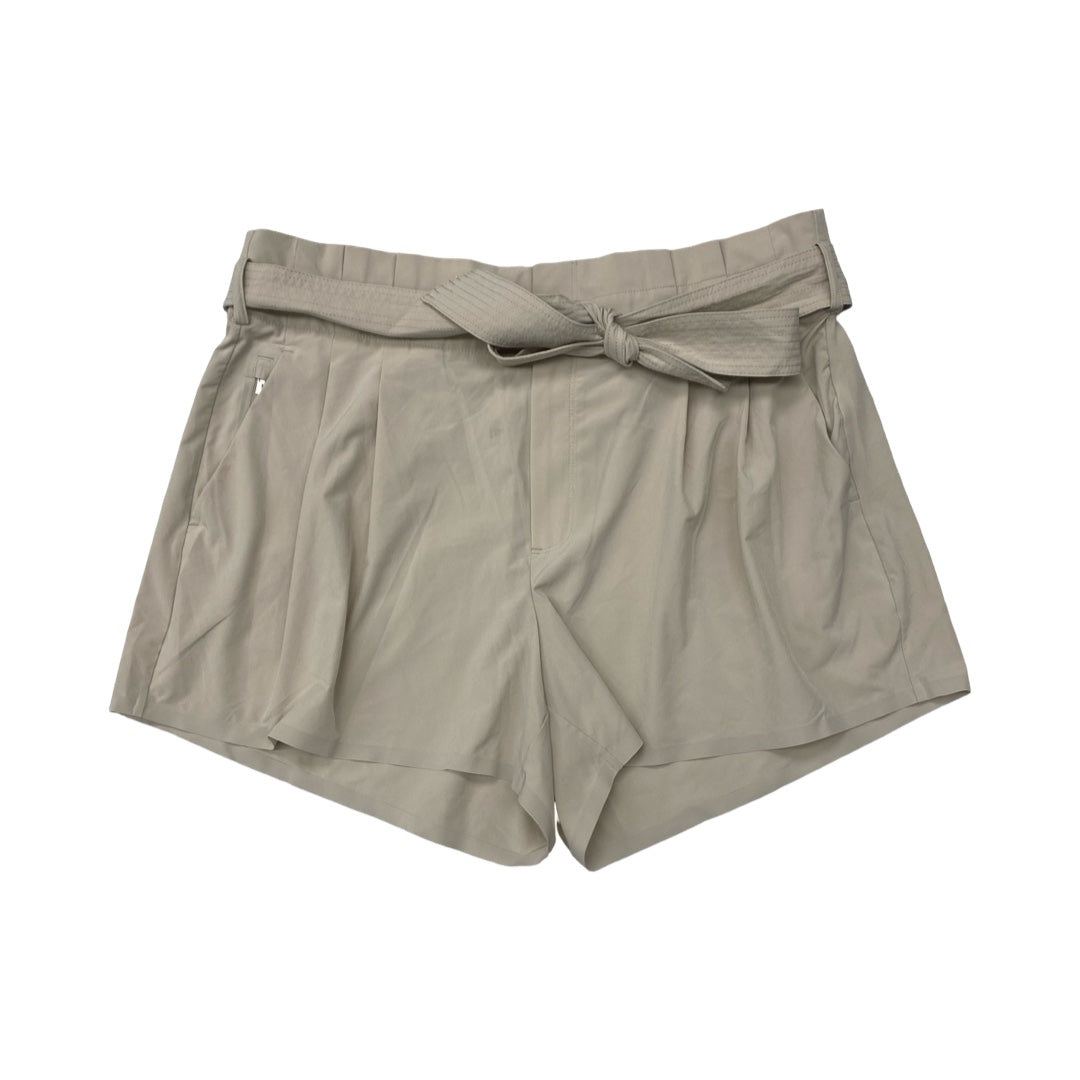 Athletic Shorts By Athleta In Beige, Size:18
