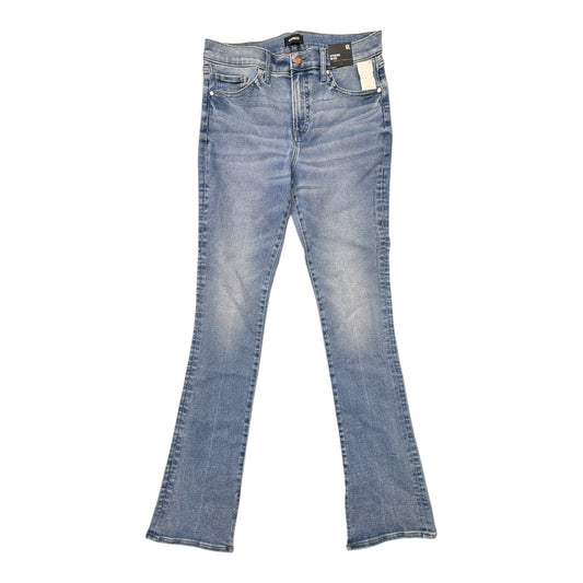 Jeans Boot Cut By Express In Blue Denim, Size:10L