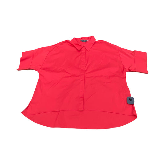 Top Ss Designer By Alice + Olivia In Red, Size:Xl