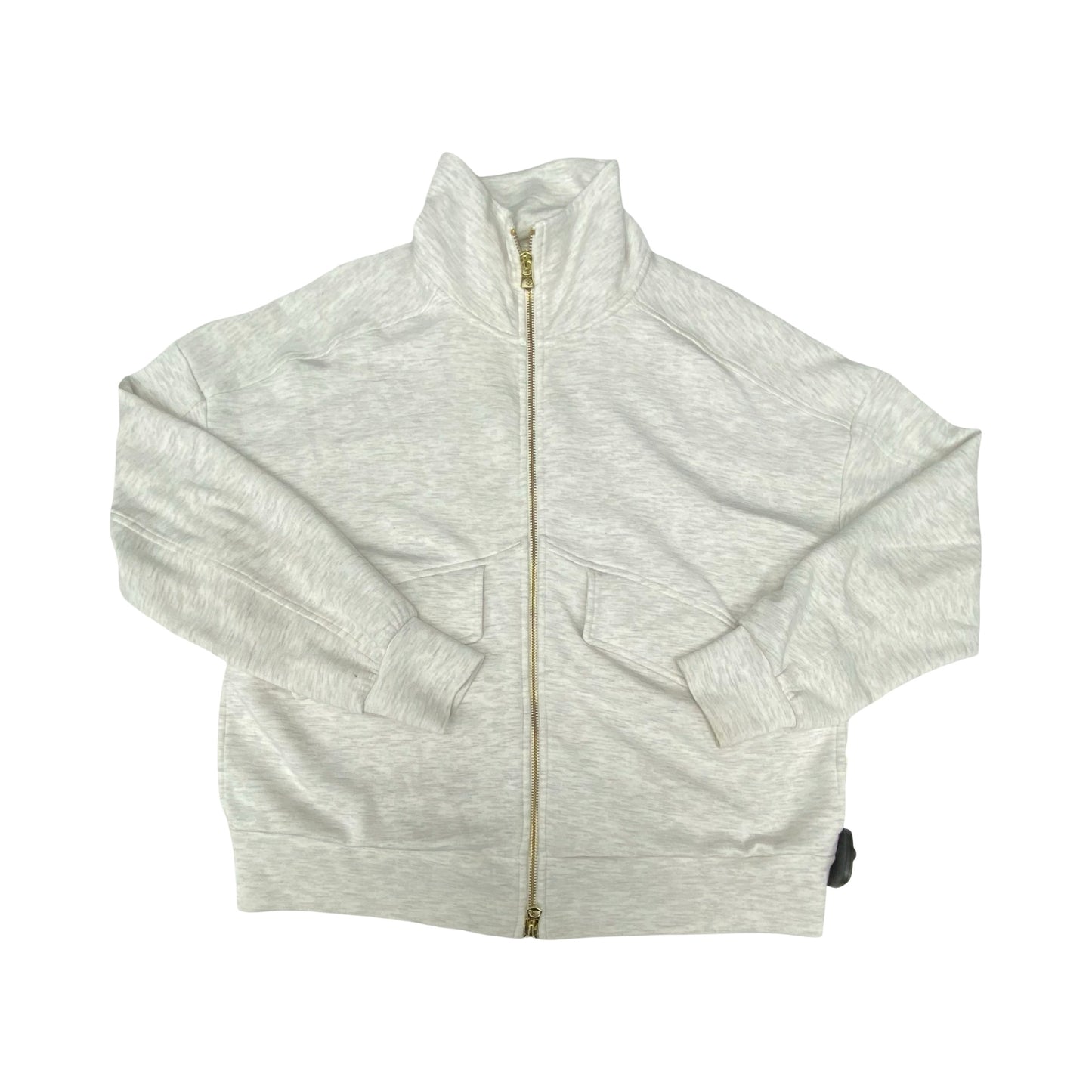 Athletic Jacket By Varley In Ivory, Size:Xs
