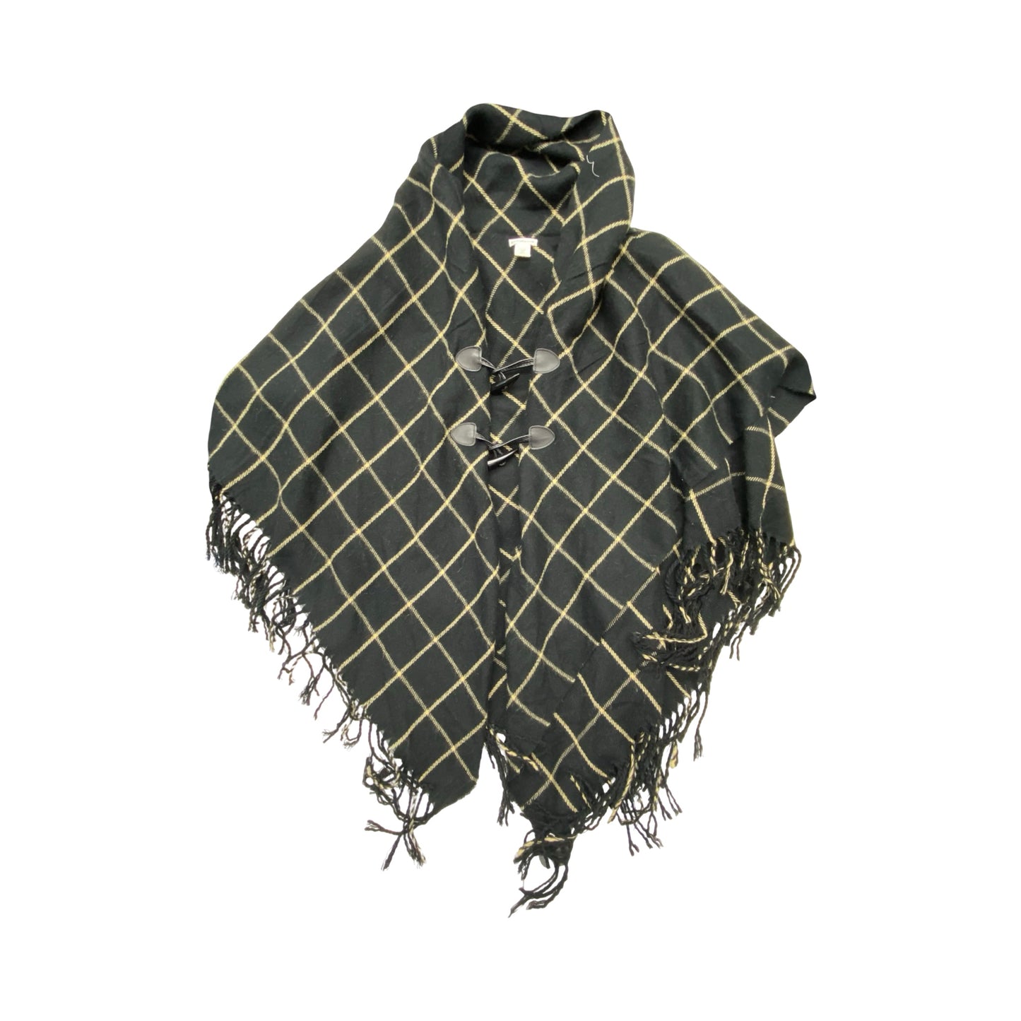 Shawl By Croft And Barrow In Blue & Brown, Size:Osfm