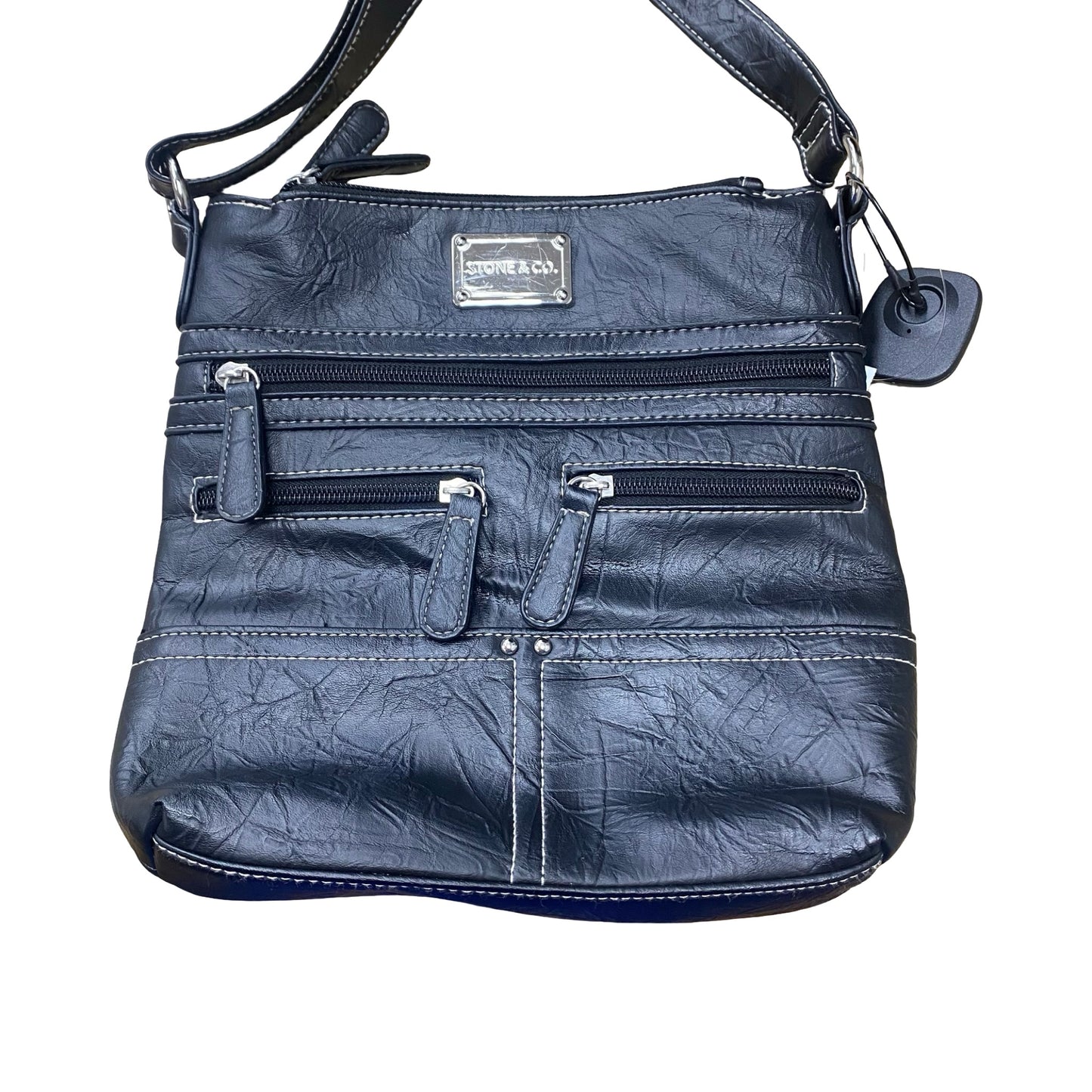 Handbag By Stone & Co In Black, Size:Medium