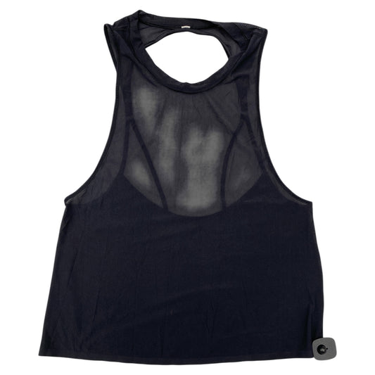 Athletic Tank Top By Lululemon In Black, Size:L