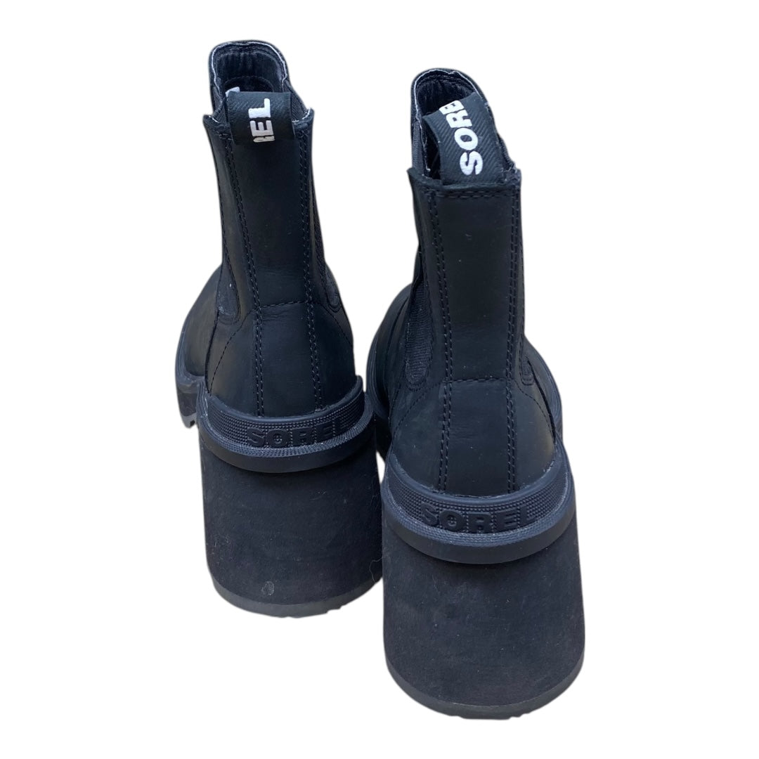 Boots Designer By Sorel In Black, Size:7.5