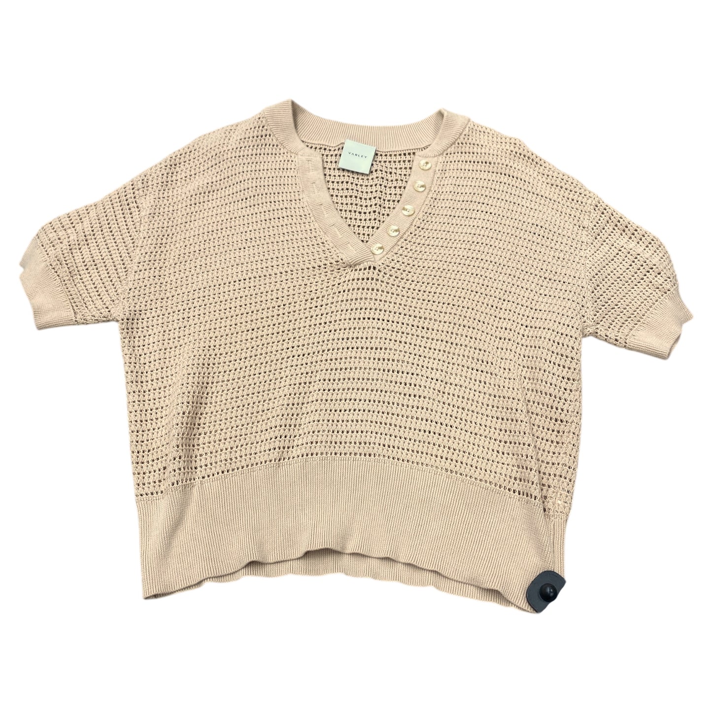 Sweater Ss By Varley In Tan, Size:S