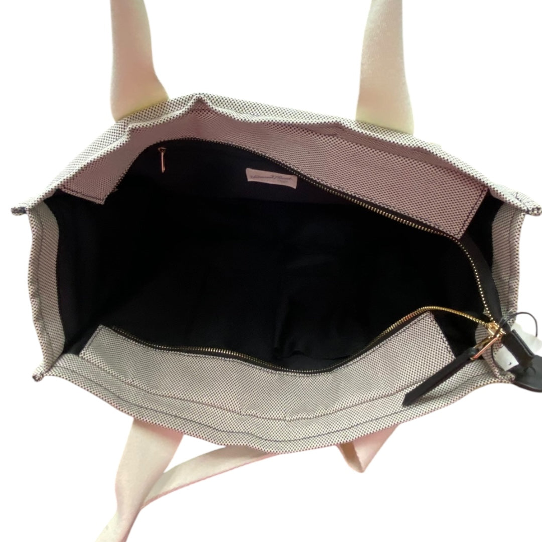 Handbag By Universal Thread In Black & Cream, Size:Large