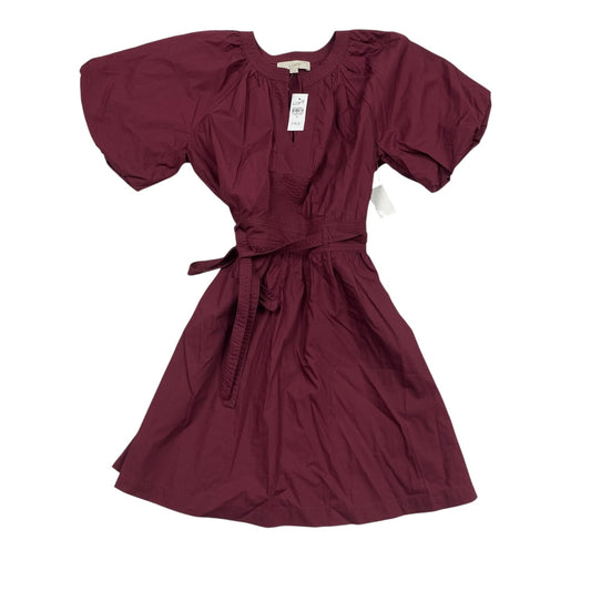 Dress Casual Midi By Loft In Purple, Size:6